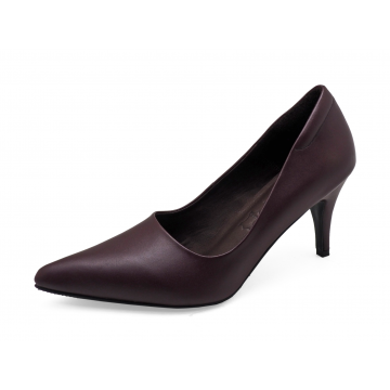 Women Courts High Heel SM-14 Maroon Nappa